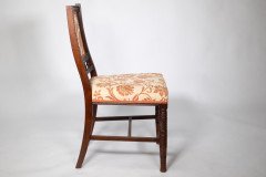 Bruce Talbert Attributed, Set of four fine quality aesthetic movement walnut dining chairs - Thumbnail 5