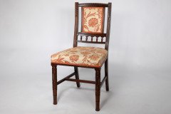 Bruce Talbert Attributed, Set of four fine quality aesthetic movement walnut dining chairs - Thumbnail 8