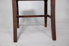 Bruce Talbert Attributed, Set of four fine quality aesthetic movement walnut dining chairs - Thumbnail 16
