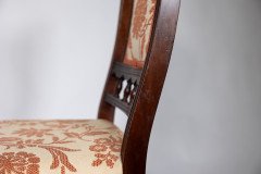 Bruce Talbert Attributed, Set of four fine quality aesthetic movement walnut dining chairs - Thumbnail 14