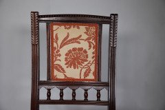 Bruce Talbert Attributed, Set of four fine quality aesthetic movement walnut dining chairs - Thumbnail 10