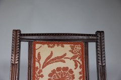 Bruce Talbert Attributed, Set of four fine quality aesthetic movement walnut dining chairs - Thumbnail 9