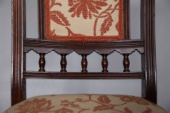 Bruce Talbert Attributed, Set of four fine quality aesthetic movement walnut dining chairs - Thumbnail 11