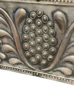 George Jack for Longden & Co., Arts & Crafts Cast Iron Plated Copper & Cipollino Marble Fireplace - Thumbnail 5