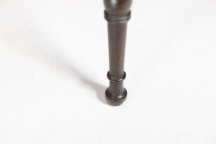 An Aesthetic Movement Walnut Two-tier Side Table with Canted Corners on Fine Ring Turned Legs - Thumbnail 17
