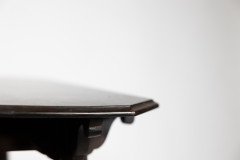 An Aesthetic Movement Walnut Two-tier Side Table with Canted Corners on Fine Ring Turned Legs - Thumbnail 14