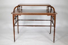 Howard & Sons. A High Art Aesthetic Movement Walnut Centre Tea Table - Thumbnail 2