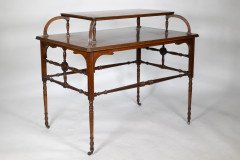 Howard & Sons. A High Art Aesthetic Movement Walnut Centre Tea Table - Thumbnail 3
