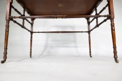 Howard & Sons. A High Art Aesthetic Movement Walnut Centre Tea Table - Thumbnail 15