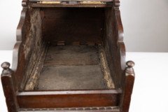 An Aesthetic Movement Walnut Coal Box - Thumbnail 16