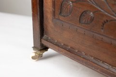 An Aesthetic Movement Walnut Coal Box - Thumbnail 18
