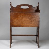 Liberty & Co., Arts & Crafts Oak Magazine Rack - Thumbnail 2