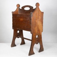 Liberty & Co., Arts & Crafts Oak Magazine Rack - Thumbnail 4