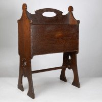 Liberty & Co., Arts & Crafts Oak Magazine Rack - Thumbnail 6