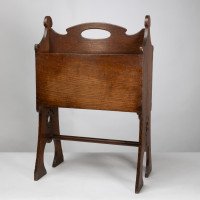 Liberty & Co., Arts & Crafts Oak Magazine Rack - Thumbnail 7