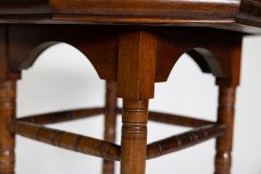 Bruce Talbert for Gillows, Aesthetic Movement Walnut Octagonal Table #2 - Thumbnail 9