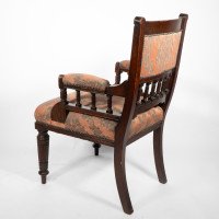 George Faulkner Armitage Attributed, an Aesthetic Movement Mahogany Armchair - Thumbnail 15