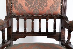 George Faulkner Armitage Attributed, an Aesthetic Movement Mahogany Armchair - Thumbnail 10