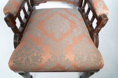 George Faulkner Armitage Attributed, an Aesthetic Movement Mahogany Armchair - Thumbnail 12