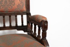 George Faulkner Armitage Attributed, an Aesthetic Movement Mahogany Armchair - Thumbnail 11