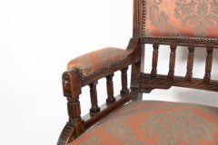 George Faulkner Armitage Attributed, an Aesthetic Movement Mahogany Armchair - Thumbnail 9