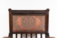 George Faulkner Armitage Attributed, an Aesthetic Movement Mahogany Armchair - Thumbnail 6
