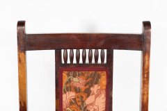 George Walton for John Rowntree's Cafe & Miss Cranston Tearooms. Arts & Crafts Walnut Armchair - Thumbnail 6