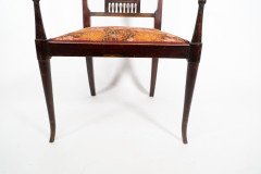 George Walton for John Rowntree's Cafe & Miss Cranston Tearooms. Arts & Crafts Walnut Armchair - Thumbnail 14