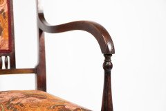 George Walton for John Rowntree's Cafe & Miss Cranston Tearooms. Arts & Crafts Walnut Armchair - Thumbnail 13