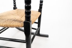 Philip Webb, Style of. An Ebonised 'Turner's' Rocking Chair - Thumbnail 18