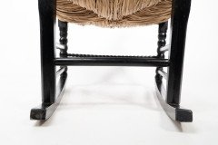 Philip Webb (style Of). An Ebonized 'Turner's' Rocking Chair - Thumbnail 19