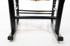 Philip Webb (style Of). An Ebonized 'Turner's' Rocking Chair - Thumbnail 20