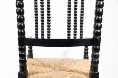 Philip Webb (style Of). An Ebonized 'Turner's' Rocking Chair - Thumbnail 21
