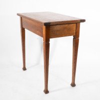 A Good Quality Arts & Crafts Single Drawer Card or Games Table - Thumbnail 7
