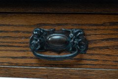 A Good Quality Arts & Crafts Single Drawer Card or Games Table - Thumbnail 16