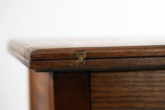 A Good Quality Arts & Crafts Single Drawer Card or Games Table - Thumbnail 22
