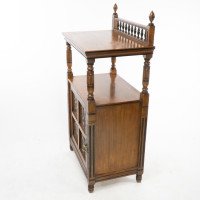 Aesthetic Movement Oak Side Cabinet - Thumbnail 3