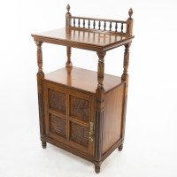 Aesthetic Movement Oak Side Cabinet - Thumbnail 4
