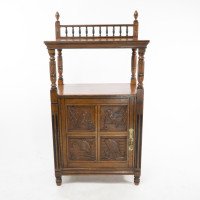 Aesthetic Movement Oak Side Cabinet - Thumbnail 5
