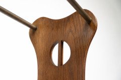 Arts & Crafts Oak Umbrella and Walking Stick Stand with Brass Rails c.1910 - Thumbnail 8