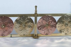 W. A. S. Benson & Heywood Sumner. Rare Arts & Crafts Brass & Copper Fire Fender - Thumbnail 6