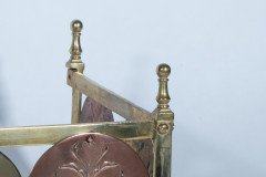 W. A. S. Benson & Heywood Sumner. Rare Arts & Crafts Brass & Copper Fire Fender - Thumbnail 7