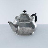 Liberty & Co., An Arts & Crafts Six Piece Pewter Tudric Tea Set - Thumbnail 4