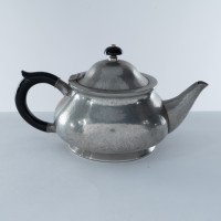 Liberty & Co., An Arts & Crafts Six Piece Pewter Tudric Tea Set - Thumbnail 5