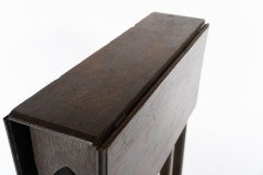 Arts & Crafts Cotswold Style Oak Gate Leg Drop Leaf Tea or Side Table - Thumbnail 9