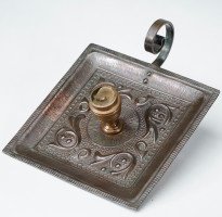 Benham & Froud London. A Pair of Arts & Crafts Copper Night Candle Holders - Thumbnail 9