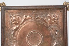 Benham & Froud ( attributed. ). An Arts & Crafts Copper & Oak Teapot Stand or Trivet - Thumbnail 8
