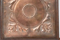 Benham & Froud ( attributed. ). An Arts & Crafts Copper & Oak Teapot Stand or Trivet - Thumbnail 9
