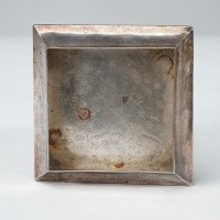 A Small Arts & Crafts Silver Plated Jewellery Box with Enamel Decoration - Thumbnail 11