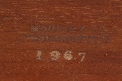 Morris & Co. A fine quality Aesthetic Movement walnut side table. - Thumbnail 10
